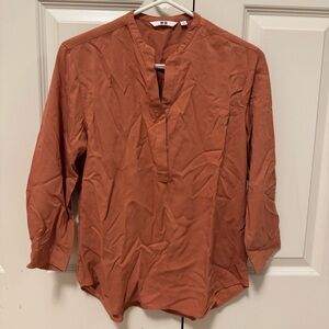 Orange 3/4 Sleeve Shirt